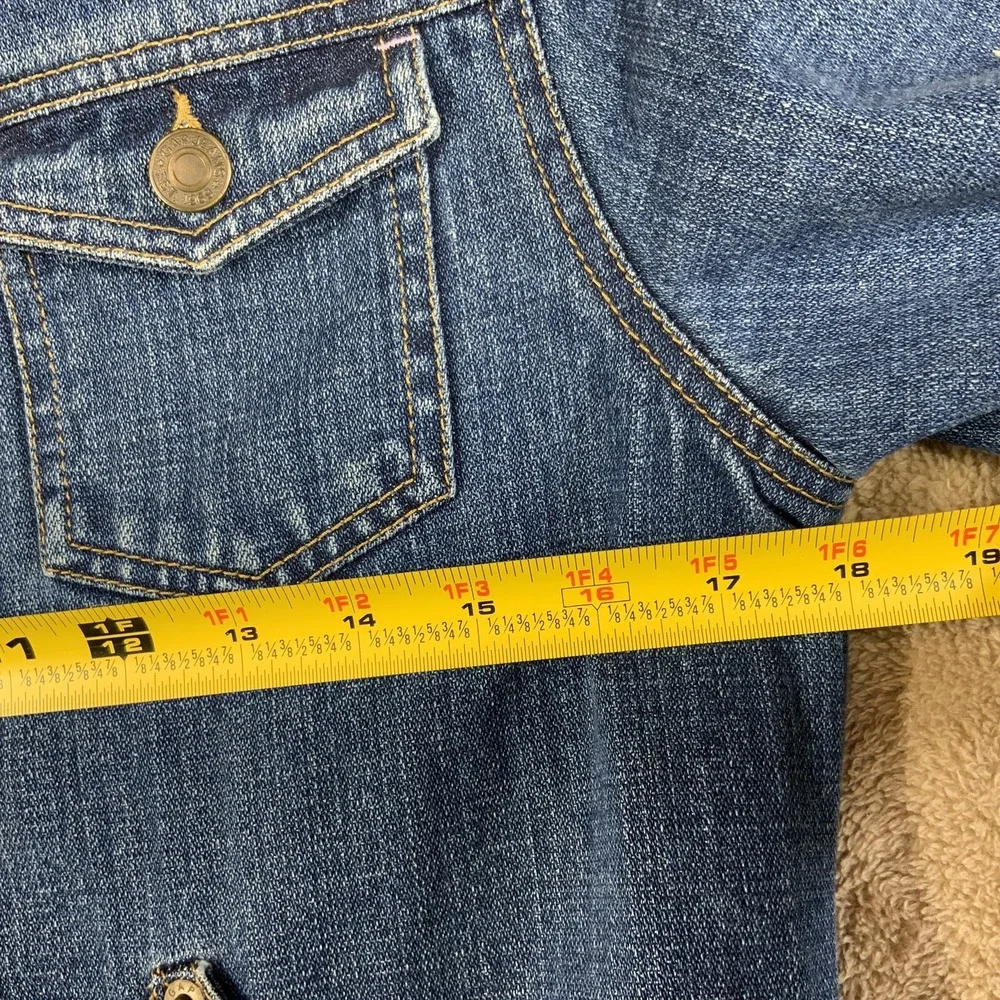 VTG Gap Kids‎ XXL Sherpa Lined Denim Jacket Chore Barn Coat EUC